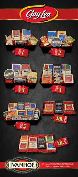 Christmas Basket Brochure