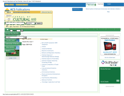 Journal of Agricultural and Food Chemistry: Volume 58, Issue 7