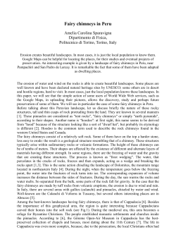 Fairy chimneys in Peru