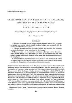 Chest Movements in Patients with Traumatic