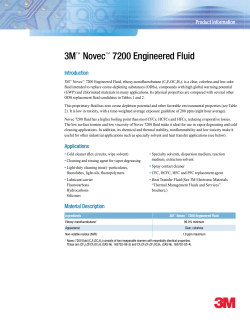 3M&trade; Novec&trade; 7200 Engineered Fluid