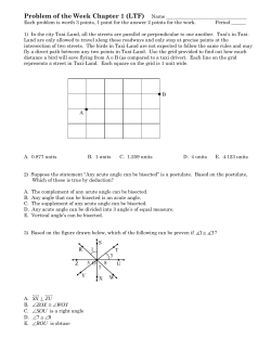 Problem of the Week Chapter 1 (LTF)