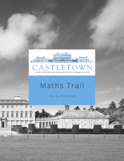 Maths Trail 5th and 6th Class