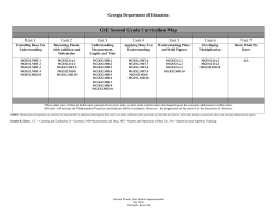 Grade 2 Math Curriculum Map