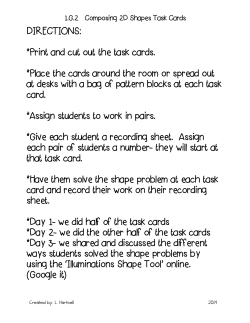 1.G.2 Task Cards