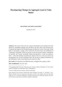 Decomposing Changes in Aggregate Loan to Value