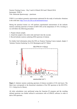 Molecular Spectroscopy