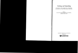 Getting and Spending