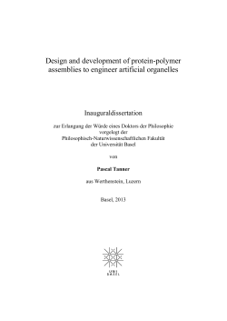 Design and development of protein-polymer assemblies to