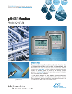 pH/ORPMonitor - Vika Controls