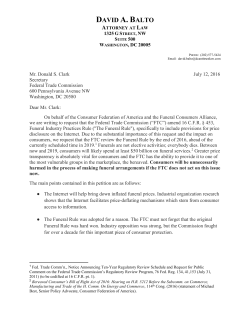 petition - Consumer Federation of America