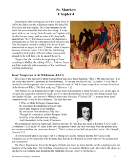 St. Matthew Chapter 4