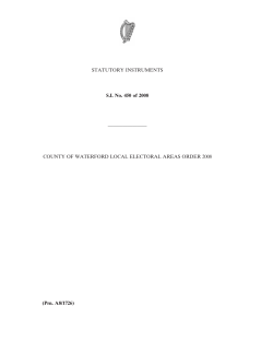 STATUTORY INSTRUMENTS SI No. 450 of 2008