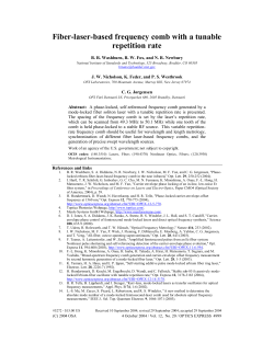Fiber-laser-based frequency comb with a tunable repetition rate