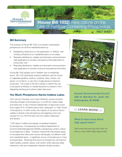 House Bill 1032: Restrictions on the Use of Fertilizer Containing