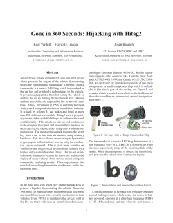 Gone in 360 Seconds: Hijacking with Hitag2