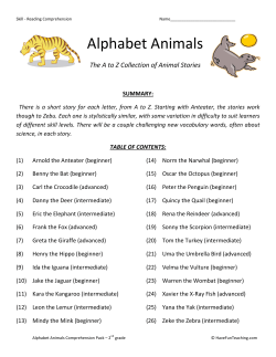 The A to Z Collection of Animal Stories