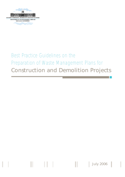Best Practice Guidelines on the Preparation of