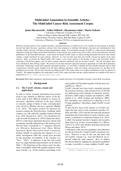Multi-label Annotation in Scientific Articles - The Multi