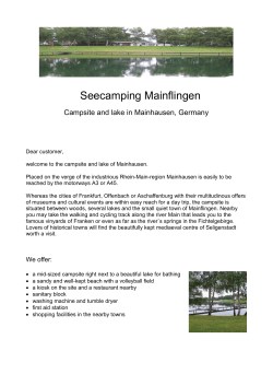 Seecamping Mainflingen