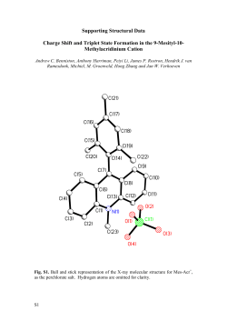 Supporting Structural Data Charge Shift and Triplet State Formation
