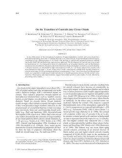 On the Transition of Contrails into Cirrus Clouds