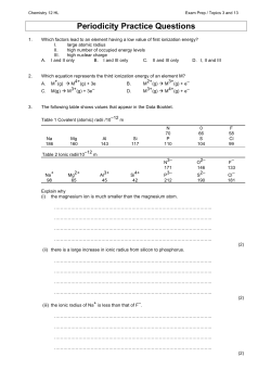 T313 Periodicity Questions (with answers)