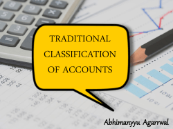 traditional classification of accounts