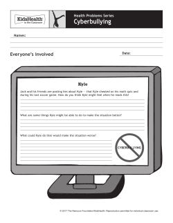 Handout - KidsHealth in the Classroom