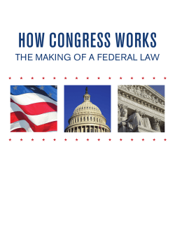 How Congress Works - The Making of a Federal Law