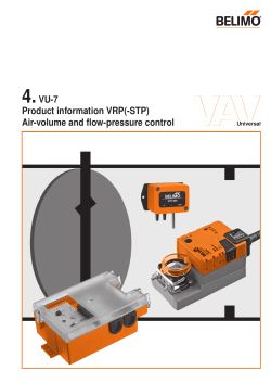 4.VU-7 Product information VRP(-STP) Air-volume and flow