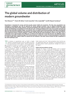 The global volume and distribution of modern
