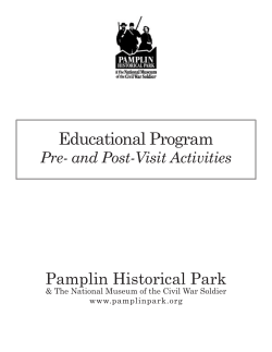 Pre-Post Booklet.indd - Pamplin Historical Park
