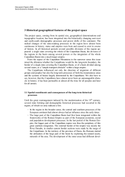 3 Historical geographical features of the project space