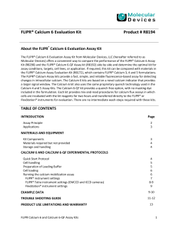 FLIPR&reg; Calcium 6 Evaluation Kit Product # R8194