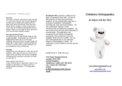 howtofindus - Paediatric Orthopaedics London