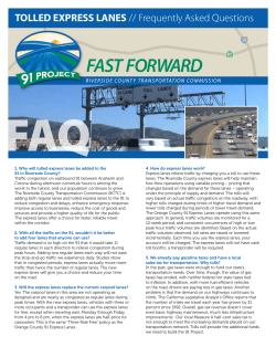 tolled express lanes