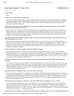 3132 - FIRST Inspires