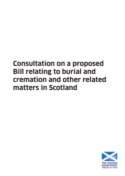 the PDF - Scottish Government consultations