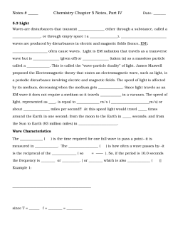 Chapter 5 Notes 2015.cwk