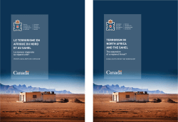 Terrorism in norTh AfricA And The sAhel The expansion