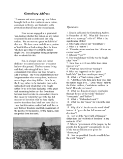 Gettysburg Address