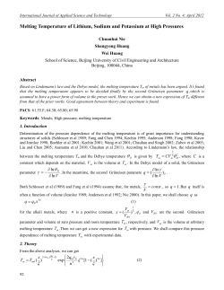Melting Temperature of Lithium, Sodium and Potassium at High