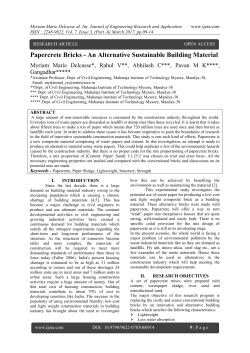 Papercrete Bricks - An Alternative Sustainable Building