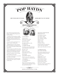 HOW TO TAKE CARE OF THE HAIR CARING ABOUT THE 21ST