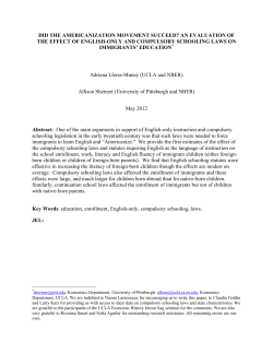 did the americanization movement succeed? an evaluation of the