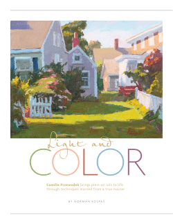 Camille Przewodek brings plein-air oils to life through techniques