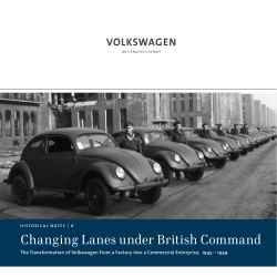Changing Lanes under British Command