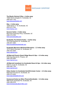 The Westin Kierland Villas -.4 miles away 15620 North Clubgate Dr