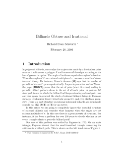 Billiards Obtuse and Irrational